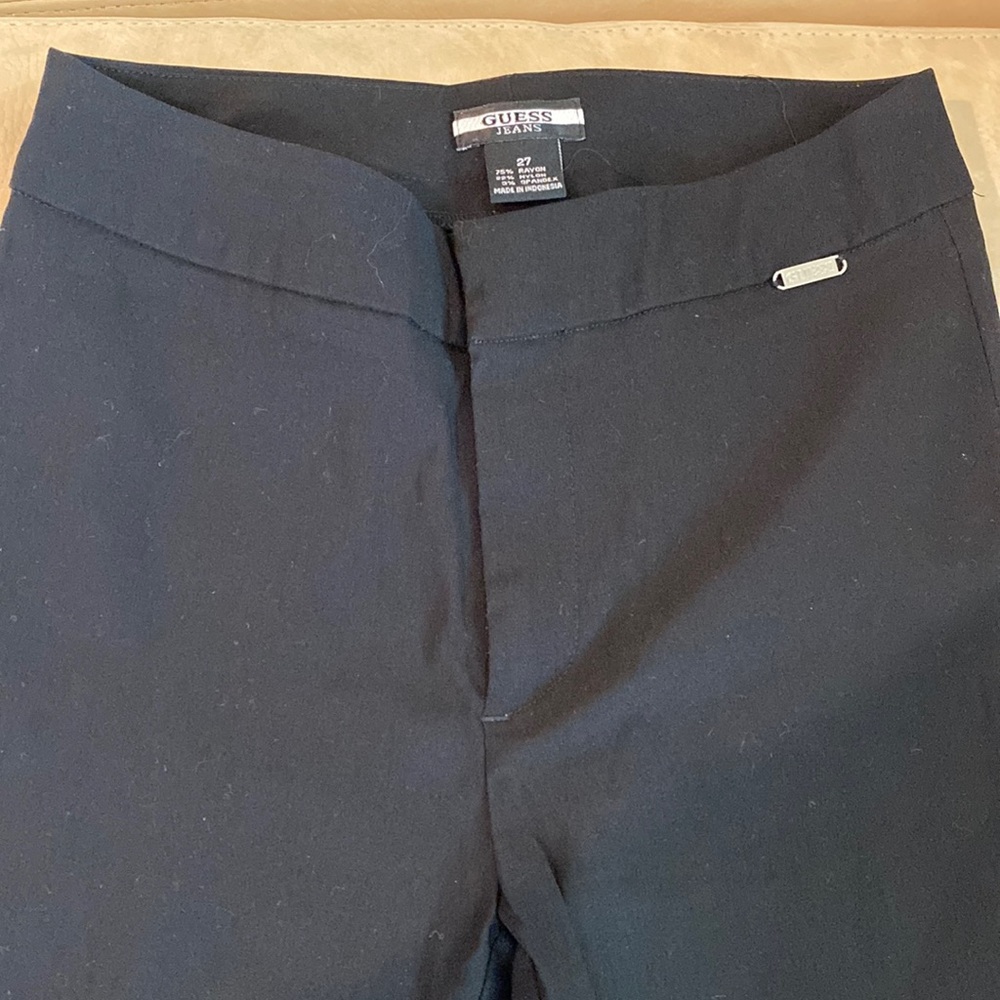 Trendy Black Pants Ryon-Nylon- Guess Jeans